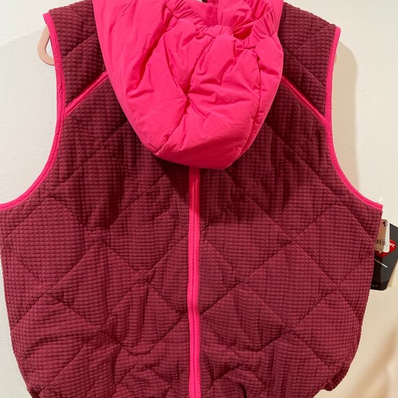 NWT Free People FP Movement Recreation Reversible Fleece Puffer Vest $188 - Picture 16 of 16